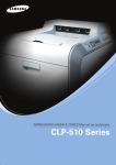 Samsung CLP-510 manual de utilizador