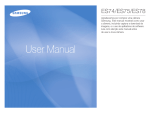 Samsung ES75 manual de utilizador