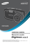Samsung DIGIMAX UCA5 manual de utilizador