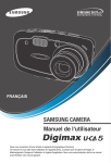 Samsung DIGIMAX UCA5 Manuel de l'utilisateur