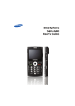 Samsung SGH-I600 Manuel de l'utilisateur