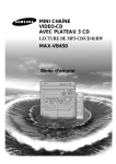 Samsung MAX-B450 Manuel de l'utilisateur