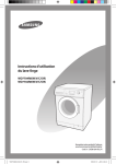 Samsung WD7702R8C/YMF Manuel de l'utilisateur