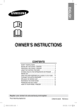 Samsung RL38ECSW User Manual