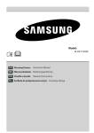 Samsung NL20J7100WB Warming Drawer Oven User Manual(User manual)