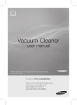 Samsung SC8790 FIDO+
2000W cylinder
vacuum cleaner User Manual