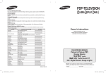 Samsung PS-58P96FD User Manual