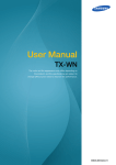 Samsung TX-WN Thin Client Cloud Box User Manual