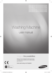 Samsung WF9702N5W 7kg 
1200rpm Diamond 
Washing Machine
 User Manual