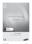 Samsung F900 Washing Machine with ecobubble, 12 kg User Manual