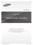 Samsung HW-H450 Wireless Soundbar for 40”+ TVs User Manual