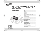 Samsung MW89M User Manual