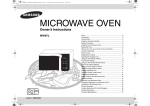 Samsung MW87L-S User Manual