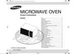 Samsung MW86N-S User Manual