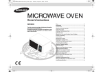 Samsung MW83H User Manual