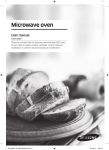 Samsung MC35J8085CT/EU Convection MWO with HotBlast, 35 L, Dial Control User Manual