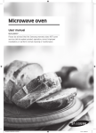 Samsung MC35J8055CK 35 Litre Grill Microwave User Manual