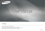 Samsung P1000 User Manual