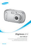 Samsung DIGIMAX A502 User Manual