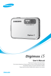 Samsung DIGIMAX i5 User Manual