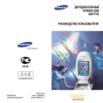 Samsung SGH-T100 Инструкция по использованию