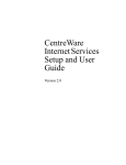 CentreWare Internet Services Setup and User Guide