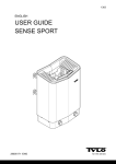 USER GUIDE SENSE SPORT