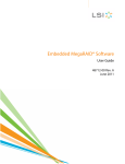 Embedded MegaRAID Software User Guide
