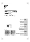 INSTALLATION MANUAL