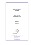 LCD-TFT Monitors LM5000 User Manual LM5000D11-02