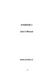 0 EVOBOOK 2 User's Manual www.evolio.ro