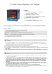 SI Series Sensor Indicator User Manual