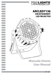 Manuale Utente User Manual ARCLED7136