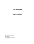 DSP56303EVM User's Manual