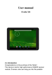 User manual