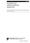 USER'S MANUAL MotoDCI32