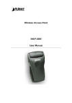 Wireless Access Point WAP-3000 User Manual