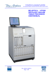 bio-optica - vtp300 histology vacuum tissue processor user manual