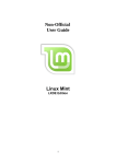 Non-Official User Guide Linux Mint
