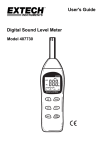 User's Guide Digital Sound Level Meter