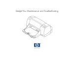 DeskJet 9xx Maintenance and Troubleshooting