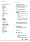 Operating instructions W2D250GA0409