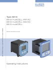 Operating Instructions Type 8619 8619 multiCELL WM AC