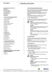 Operating instructions W2E142BB0101