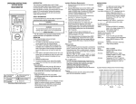 OPERATING INSTRUCTIONS EXTECH 403360 MEGOHMMETER