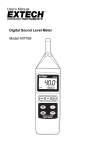 User's Manual Digital Sound Level Meter Model 407768