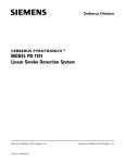 MODEL PB-1191 Linear Smoke Detection System