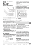 MA100/1 user manual