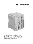 MP2300 Machine Controller Basic Module User's Manual