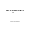 GEPON OLT OT-2000S CLI User Manual